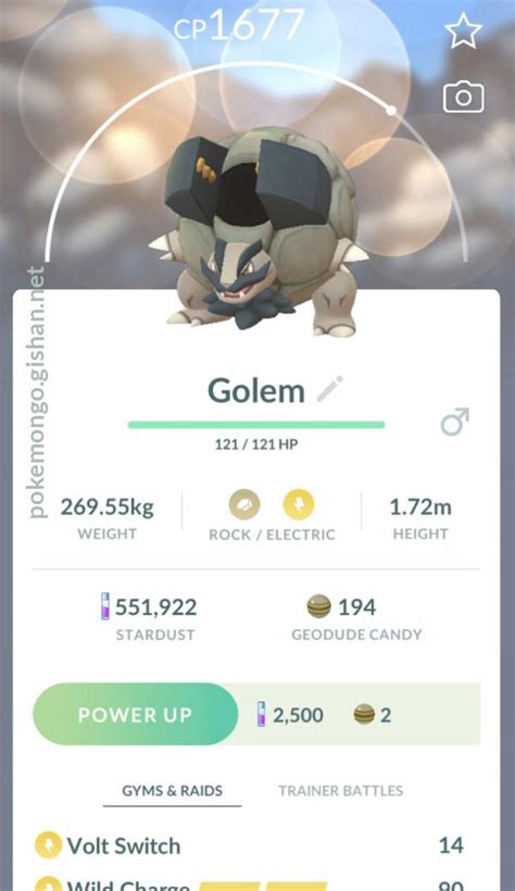 pokemon go golem|alolan golem pokemon go.